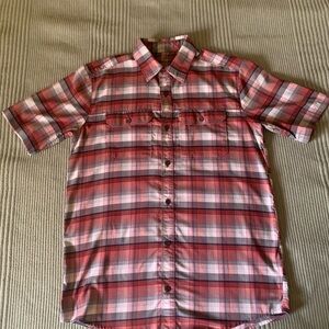 Plaid Short-Sleeve Button-Down Shirt